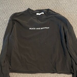 Spiritual Gangster Black Crewneck Sweater